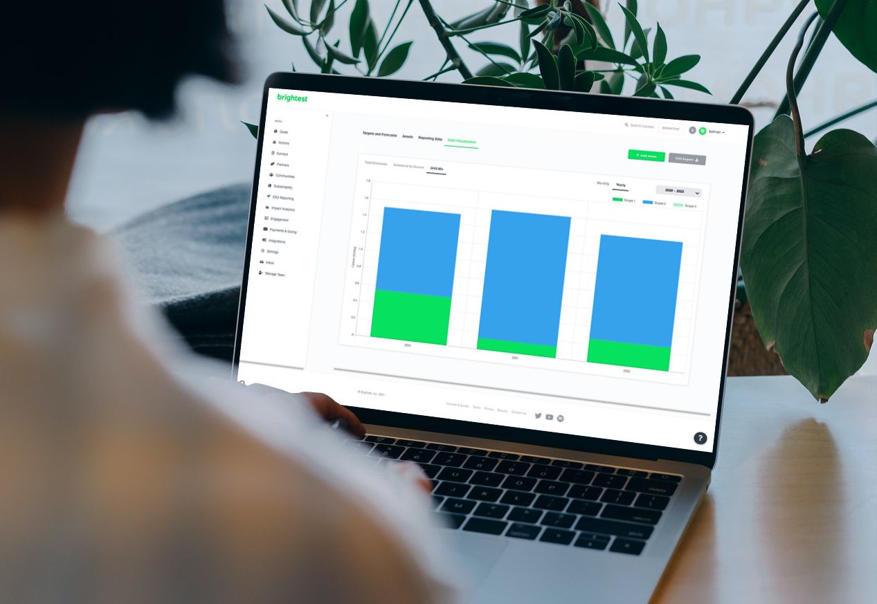 Carbon Accounting Software Stock Image